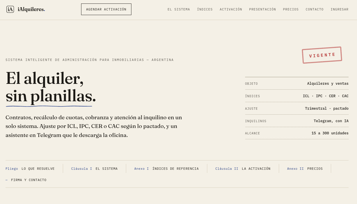 iAlquileres — SaaS inmobiliario